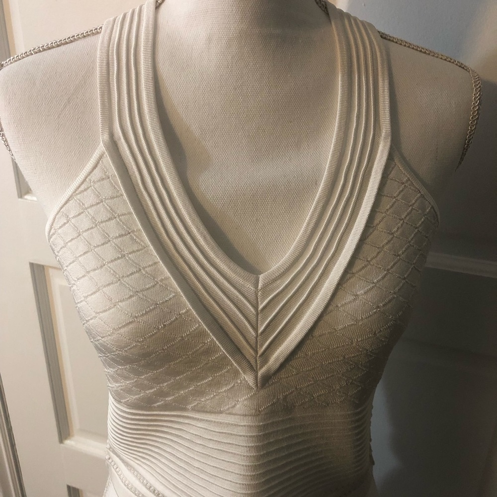 GUESS white crop top